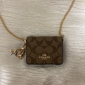 Coach card bag